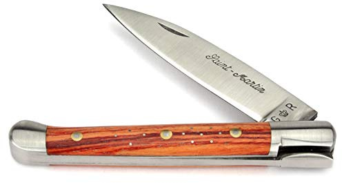 Thiers-Issard Saint Martin - 11 cm Taschenmesser - Griffschalen Rosenholz - Messer Klinge 9 cm 12C27 Sandvik Stahl