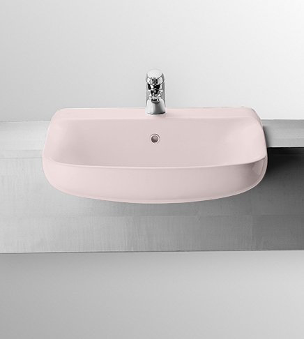 Lavabo Lavabo encastrado, Conca ideal standard color rosa