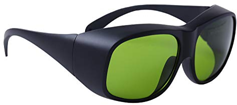 LaserPair Fiber Laser Safety Glasses - Eye Protective Glasses for Nd:Yag, Diode Laser Technicians - 1064nm, 740nm, 808nm, 908nm, 1070nm, 1080nm Welding Goggles