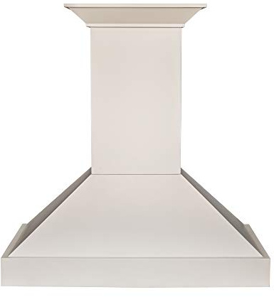 ZLINE 30 in. Wooden Wall Mount Range Hood in Cottage White - Includes Motor