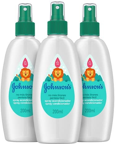 Johnson's Baby No Longer Straight Baume en spray pour enfants, 3 x 200 ml