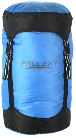 Frelaxy Kompressionspåse, 40% mer förvaring! 11L/18L/30L/45L kompression, vattentät och ultralätt sovsäck - platsbesparande utrustning för camping, resor, axelryggsäck