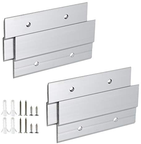 Zorfeter Z Hanger - Gancio per tacchetti francesi, 10,2 cm, 2 paia | Specchio, foto, lavagna bianca, testiera, cornici per montaggio a parete, supporti per barra a Z, 2 paia