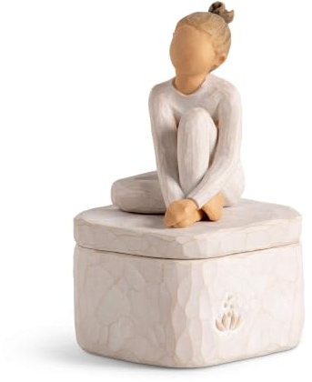 Willow Tree The Dancer Keepsake Box, Sculpted Hand-Painted Keepsake Box