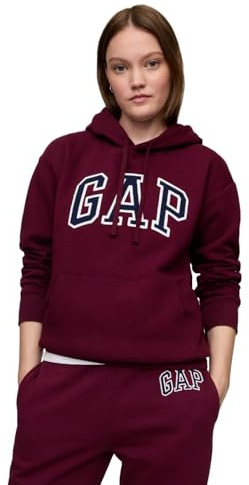 GAP dam logotyp huvtröja pullover pullover tröja, Rubinvin, XS