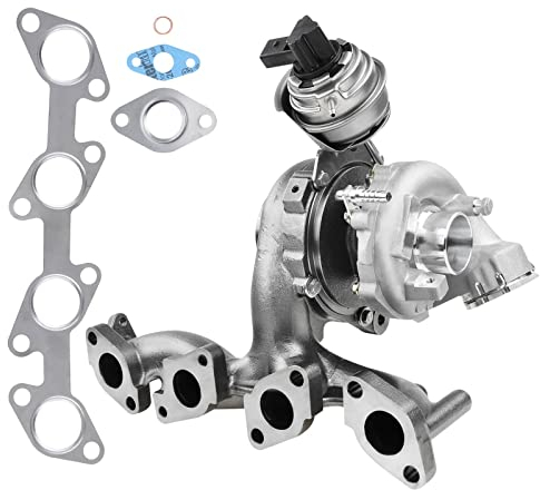 Frankberg Turbocompresseur Compatible avec A3 2006-2013 Altea 2007-2009 Leon 2006-2012 Octavia II 2006-2013 Golf V 2005-2008 J.e.t.t.a III 2006-2010 P.a.s.s.a.t 2005-2010