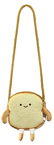EACHPT Sac à Main Fille, Petit Sac à Bandoulière pour Filles, Pain Grillé, Fantaisie, d'Épicerie Mignon avec Sangles