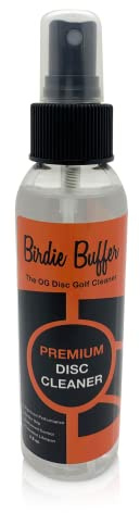 Birdie Buffer Disc Golf Cleaner | Improved Disc Performance, Grip and Control | Remove Dirt and Grime | Made in The USA | Great Disc Golf Gift | Easy Application (4 Fl Oz)