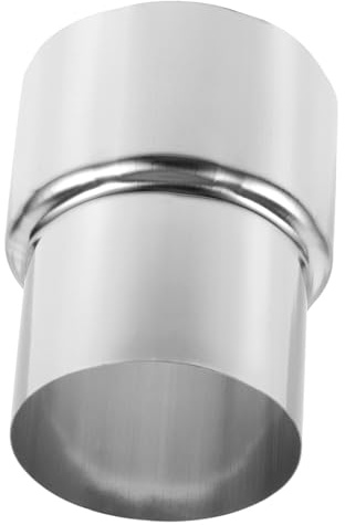 Uonlytech Adaptador Reductor Conector de 5cm a 6cm de Escape de Acero Inoxidable Instalación Fácil para Calentador de Gas y Tubo de Salida