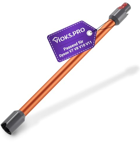 Viоks.pro Staubsauger Rohr Orange Ersatz für Dysоn Rohr 967477-08 für V5 V7 V8 V10 V11 V15 SV10 SV11 SV12 - Dysоn Staubsauger Verlängerungsrohr aus Metall & Dysоn Staubsauger Ersatzteile