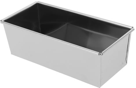 Ciieeo Brotbackform Aus Edelstahl Toast-Backform Ohne Deckel Antihaftbeschichtete Kastenform Für Gleichmäßiges Backen Von Toastbrot Für Küche Und Gewerbe 7.09X3.35X2.36In