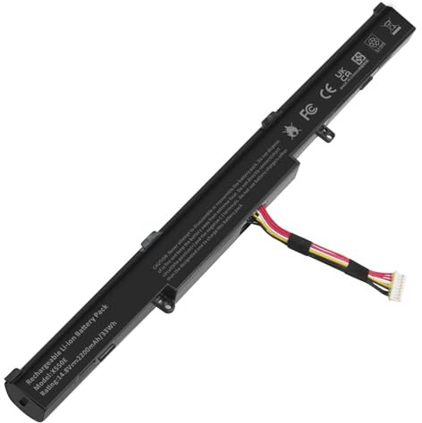 ASUNCELL 14.8V/2200mAh A41-X550E Batterie d'ordinateur Portable pour ASUS ASUS A450 A450C A450V A450E D451 F450 F550 F550D F550DP F751 K450 K751 R510 R751 R752 X450 X450E X450J X550E X550EA