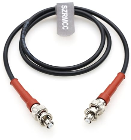 SZRMCC Câble coaxial SHV mâle vers SHV mâle 50 ohm haute tension 5000 V pour amplificateur piézoélectrique Thorlabs BPA100 (2 m)