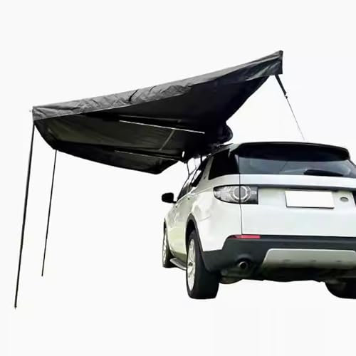 QSNYJPL Toldo para Coche Extraíble de 108° Toldo Furgoneta Extraíble Impermeable PU2000 MM Resistente A La Intemperie UPF50+ Portaequipajes para SUV Camión Furgoneta(2 m/6.6 ft)