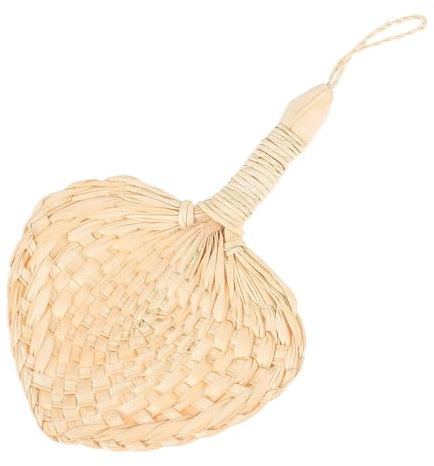 Zerodeko Palm Leaf Hand Fan Natural Wedding Favor Fans Vintage Boho for Party Table Decoration Summer Cooling Supplies Made from Dried Palm Leaves