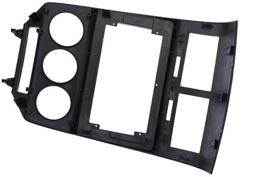 MKVAXR Pannello stereo radio da 10,1 pollici, telaio for autoradio, for CALIBER 2007-2010 2 Din Audio Android Player Fascia Dash Mount Trim Kit GPS DVD Stereo Panel Pannello cruscotto autoradio(Schwar