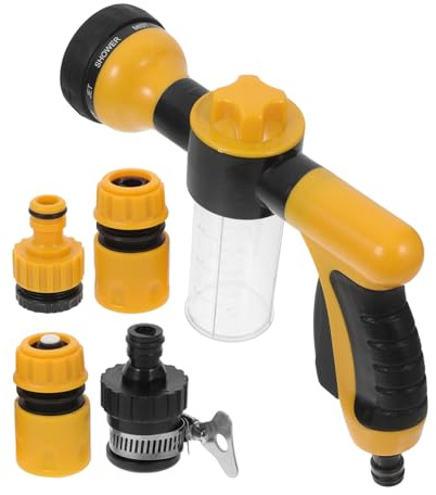 Toyvian Pet Cleaning Hose Attachment Dog Shower Spray Hose Attachment Heavy Duty Garden Sprayer for Dog Washing Portable Water Saving Nozzle Connectors for Garden Use