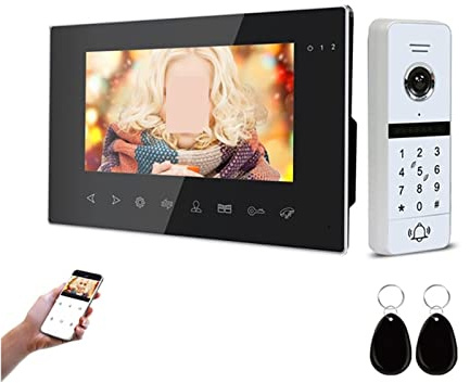 Video Doorbell, Wireless Video Intercom System For Home Villa Apartment With Password Aess Control Video Doorphone Residencial