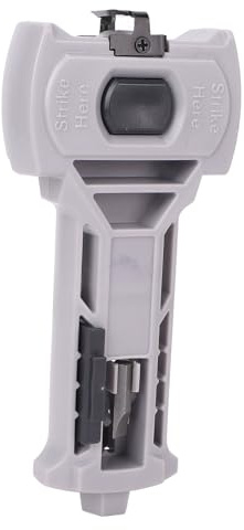 YWBL-WH Utensile per Mortasare Porte, Scalpellatore per Porte in Plastica Leggera con Lame Intercambiabili, Incisione Accurata per Spesse da 1-3/8 o 1-3/4 Pollici, Ideale per Falegnami Professionisti