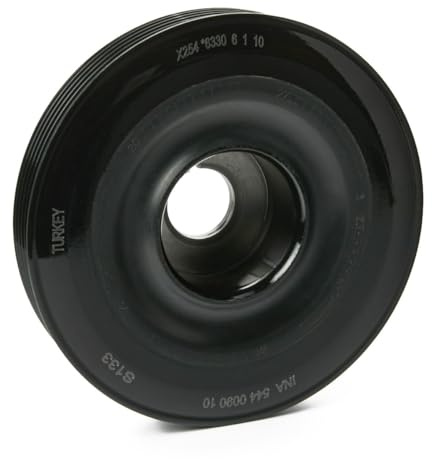 INA 544 0090 10 Riemenscheibe Kurbelwelle 151mm Kurbelwellenriemenscheibe Kompatibel mit NISSAN Qashqai/Qashqai +2 I J10, NJ10 8200352612 1230300Q0J 6070300003