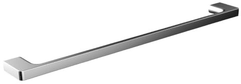 Emco Trend Badetuchhalter (Länge 600 mm, für Badezimmer, Handtuchstange für Badetuch) chrom, 026000161