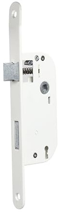 Serrure pour porte de chambre ou d'intérieur, Bricard 2685, blanc