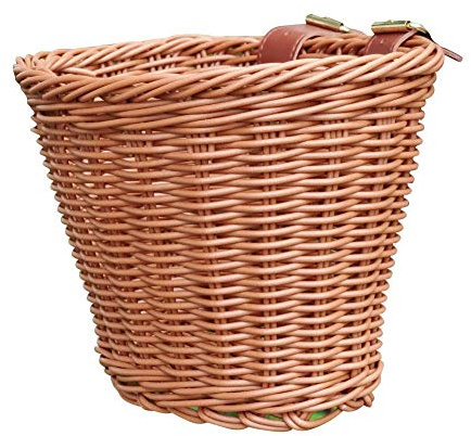 perfecti Bicycle Basket Front Bicycle Basket Wicker Basket Bicycle Baskets Rear Wheel Basket for Pannier Rack Bicycle Handlebar Basket Front for Children and Adults