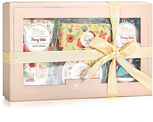 Set regalo per la cura della pelle femminile, confezione regalo da 4 pezzi, crema per le mani, crema per i piedi, candele profumate, sapone,,regalo festa della mamma,regalo mamma compleanno