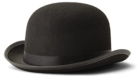 Dress Up America Chapeaux Derby - Chapeau Melon Derby Pour Enfants Et Adultes - Costume De Chapeau Melon En Velours Noir