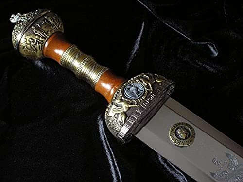Schwert echt Gladius-Schwert Julius Caesar 211 100% handgefertigt in Toledo Spanien Replik Dekoratives Schwert aus Stahl für Mittelalter zur Rekonstruktion für einen Sammler oder als Geschenk.