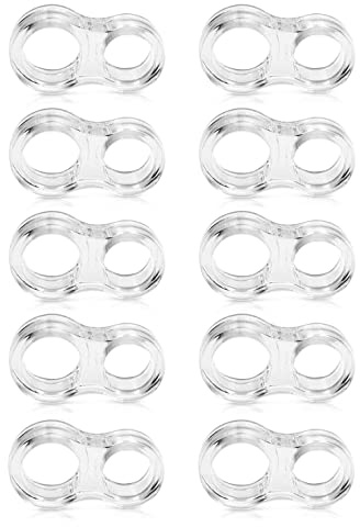 Hsthe Sea 10 Stück Silikon Türklinke Puffer Schutzpuffer Türgriff Puffer Türstopper Transparent Türgriff Schutz Türgriff Fenstergriff