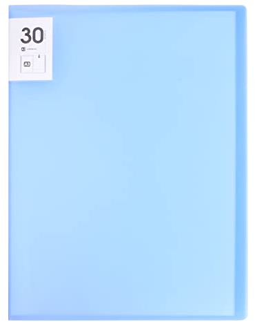 Vesanese Carpeta de 30 Fundas, Carpeta Uso Académico, Carpeta Clasificadora, Carpeta de Fundas Plástico A3, Carpeta de Dibujo, Carpeta de Presentación, A3 Display Folder, Carpeta Clasificador