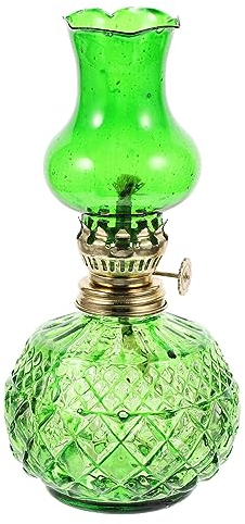 Garneck Petroleumlampe Glas Öllampe Tischlampe Vintage Dekoration Lampe Brenner Petroleumlampe Für Zuhause Office Tafelaufsatz
