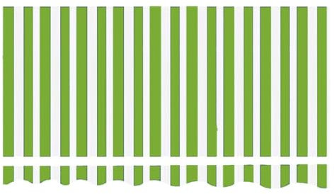 HAEKEBC Klemmmarkise Einziehbare Terrassenmarkise Ersatz Markisenstoff, 2x1.5m 3x2.5m 3.5x3 4x3 5x3 6x3 6x4m 7x4m Markisentuch Schattensegeltuch Für Balkon Deck(13x5ft-4x1.5m)