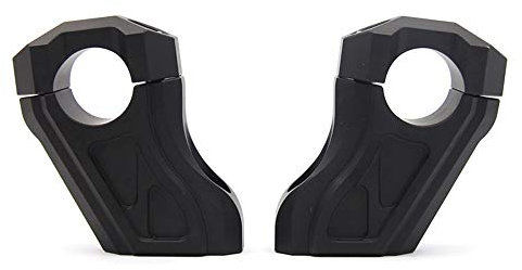 ASJFGTEH CNC Motorrad -Lenker -Riser -Griff -Stabklemme Erweiterung Adapterzubehör/Passform for BMW R Nine T 2014 2015 2016 2017 R Ninet R 9t(Noir)