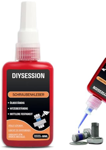 Tornillo de seguridad, adhesivo universal para asegurar tornillos, adhesivo líquido para pernos y elementos de fijación, anaerobic (B)