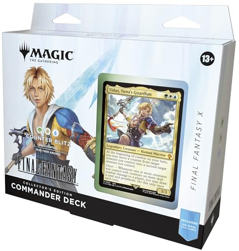 Mazo de Commander de edición de coleccionista de Final Fantasy X, de Magic: The Gathering | Pase de contadores (Versión en Inglés)