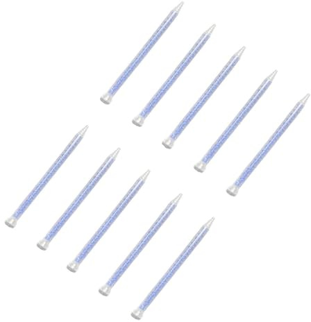 MoSundi 10 ugelli di miscelazione per colla AB, serie 10-18, miscelatore statico a spirale a 18 sezioni per resina epossidica, poliuretano, silicone, adesivi e sigillanti, compatibili con cartucce C