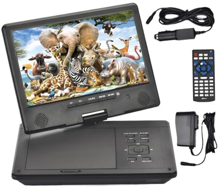 12,5-tums Mobil DVD-spelare Med Hög Upplösning, Trådlös Bluetooth-kompatibel Spelare, Bärbar CD-spelare I Fullformat For Bilen Platsbesparande