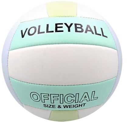 Super Soft Volleyboll Officiell Storlek 5, Vattentät Strandvolleyboll, Mjuk Träningsvolleyboll för Utomhus och Inomhus, Perfekt för Pool, Strand, Gym och Sporthallar (D)