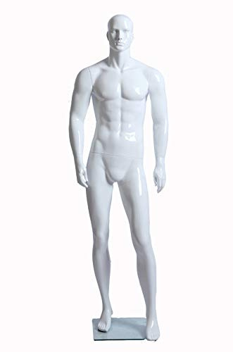 Euroton XM-11B weiß lackierte abstrakte Schaufensterpuppe Mannequin Mann