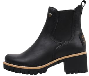 Panama Jack Botas Pia Chelsea para mujer, Negro, 37 EU