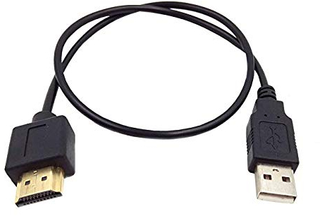 baolongking USB to HDMI Convertor Cable,0.5M USB 2.0 Male to HDMI Male Charger Cable Cord (Only for Charging)