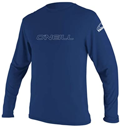 O'Neill Basic Skins L/S Sun Shirt - Navy, XL