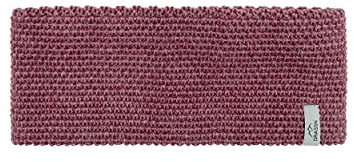 DRASSN Stirnband Damen - Waldkirch - 55% Merino, nachhaltig durch 45% recycelte PET-Flaschen, weiches Stirnband Winter (Beere)