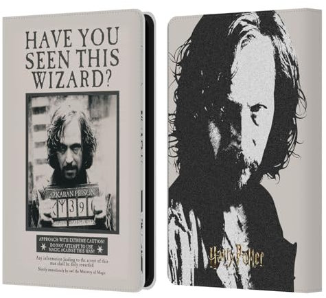 Head Case Designs Offizielle Harry Potter Sirius Black Poster Prisoner of Azkaban II Leder-Wallet-Hülle Kompatibel mit Kindle Paperwhite 5 (2021)