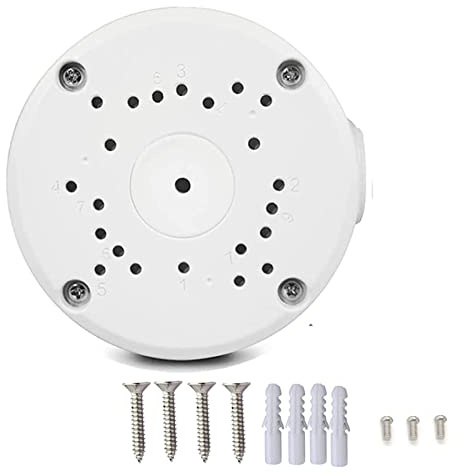 OdiySurveil CCTV Camera Junction Box, Universal Junction Box Compatible with Arlo Solar Panel and Reolink Solar Panel,Outdoor/Indoor Use CCTV Junction Mounting Box