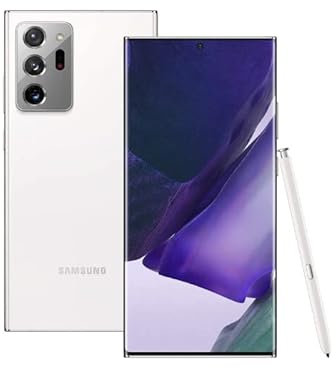 Samsung Galaxy Note 20 Ultra 5G 128GB - Mystic White - Dual Sim (Single Sim+ e-Sim) Unlocked (Renewed)