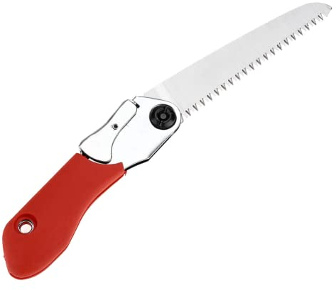 Eujgoov Faltbare Tragbare Manuelle Klappbare Säge, Astsäge mit Anti-Rutsch-Griff, Garten-Baumschneidewerkzeug für den Außenbereich