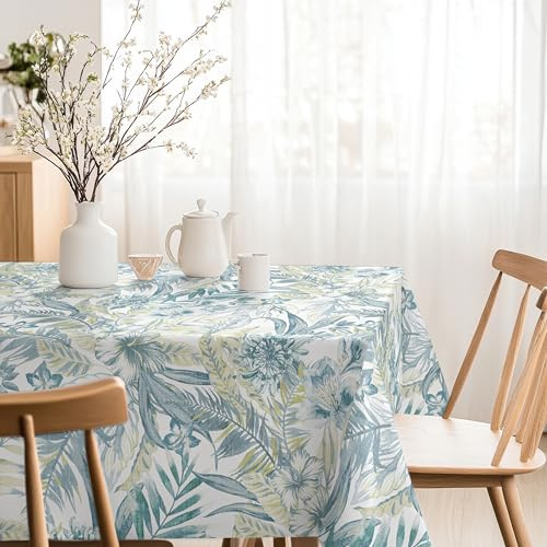 Martina Home Mantel Resinado Danubio Azul 240x140 cm Duradero y Resistente al Agua